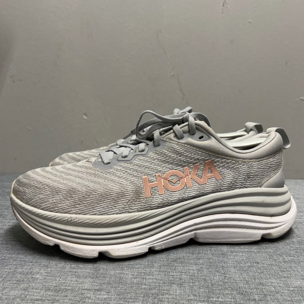 Hoka One One Gaviota 5 Running Shoes Women 9.5D Wide Harbor Mist 1134270